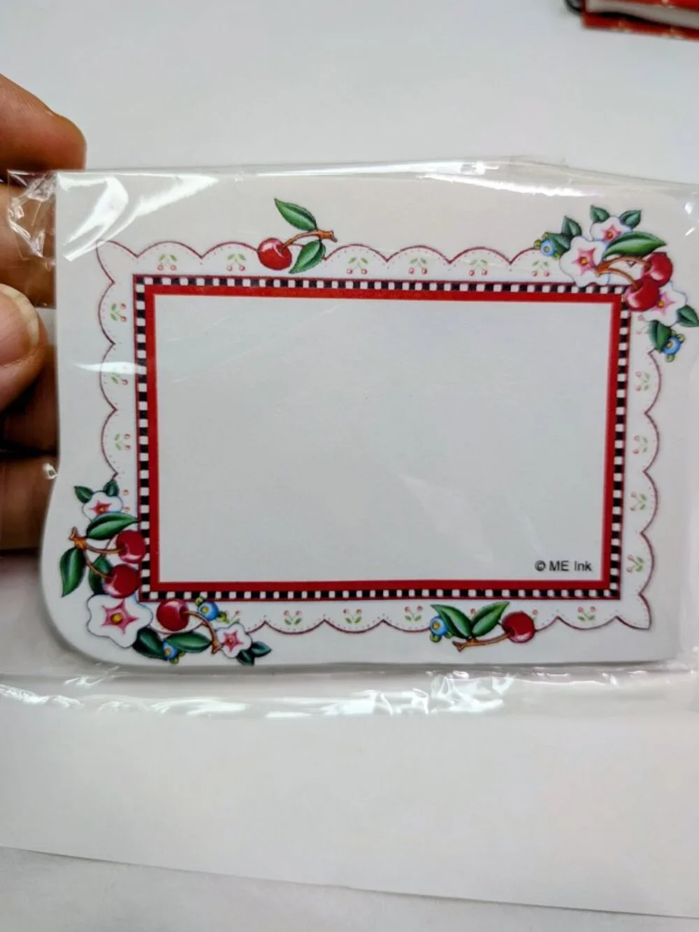 VTG Mary Engelbreit Chair of Bowlies Stationery Lot Journal Magnetic Pad